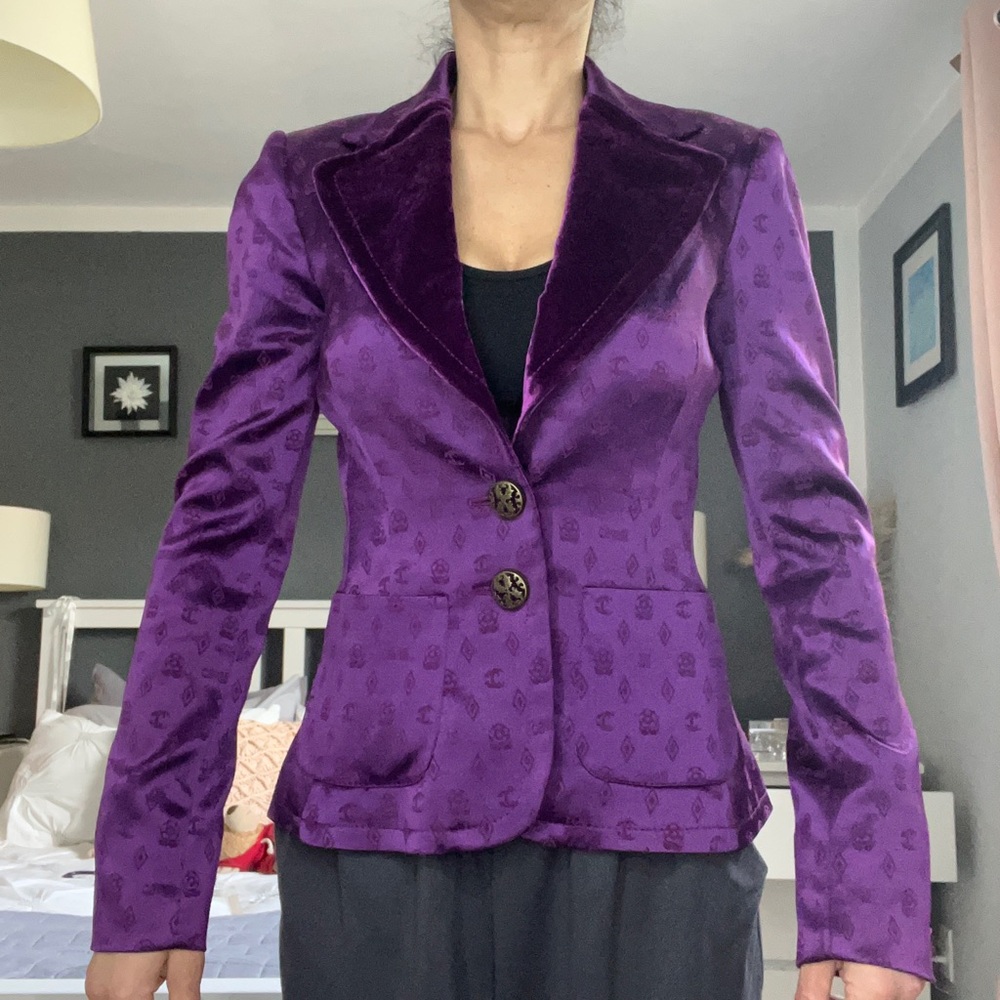 Just Cavalli purple jacket